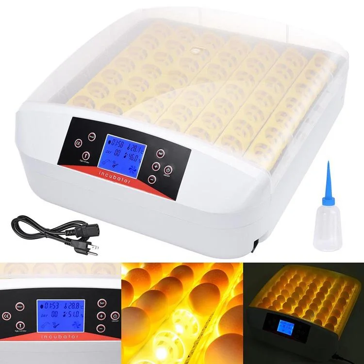 Newest Model 56 Eggs Incubator with LED Light Egg Tester