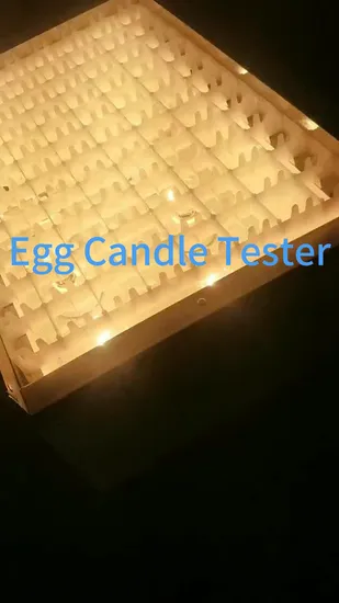 Caja de huevos Dispositivo especial para huevos Mesa Probador de huevos de aves de corral Candler