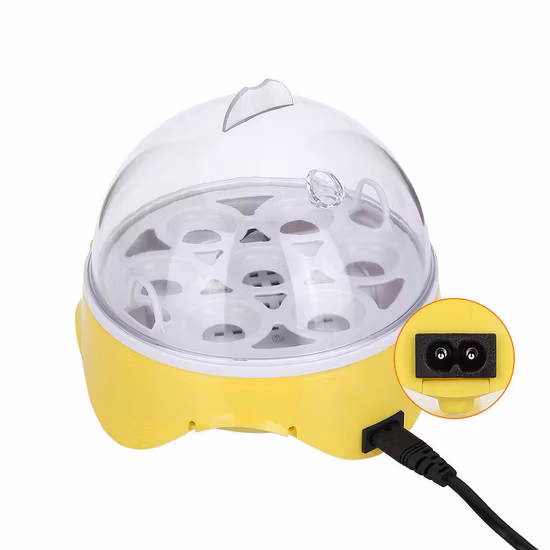 Hhd Venta caliente 7 huevos Alta tasa de eclosión Mini incubadora de huevos Ce aprobado